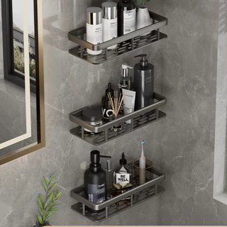 Suporte De Shampoo Prateleiras De Banheiro Sem Furo Premium Top