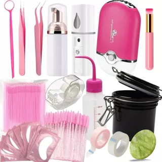 Kit Completo Iniciante Para Extensão De Cílios