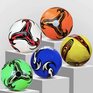Kit com 5 Bolas De Futebol Futsal Pequena Profissional 15cm Cores Aleatórias