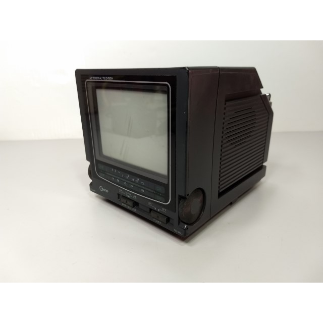 Mini Teve Portátil Cosmo P&b 5pol Retro Game Funciona Leia