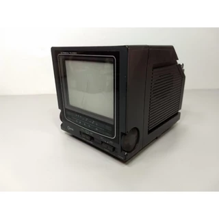Mini Teve Portátil Cosmo P&b 5pol Retro Game Funciona Leia