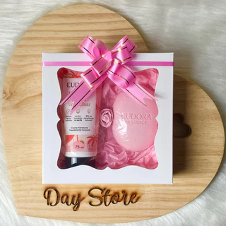 Kit Presente Eudora com 1 Hidratante Corporal 75ml e 1 Sabonete