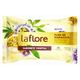 6un Sabonete Vegetal La Flore Flor De Maracuja 150g Davene