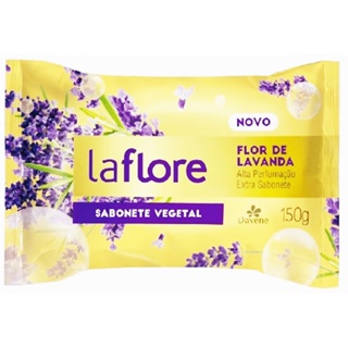 6un Sabonete Vegetal La Flore Flor De Lavanda 150g Davene