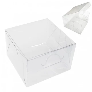 40 Caixas De Acetato 10x10x7 Cm Transparentes Caixinhas Pet
