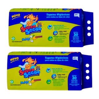 Tapete Higiênico Supersecão Max Citrus 80X60 Cm - 60 Unidades
