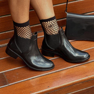 Bota Galocha Feminina Injetada Em Pvc Barato Várias Cores Com Palmilha