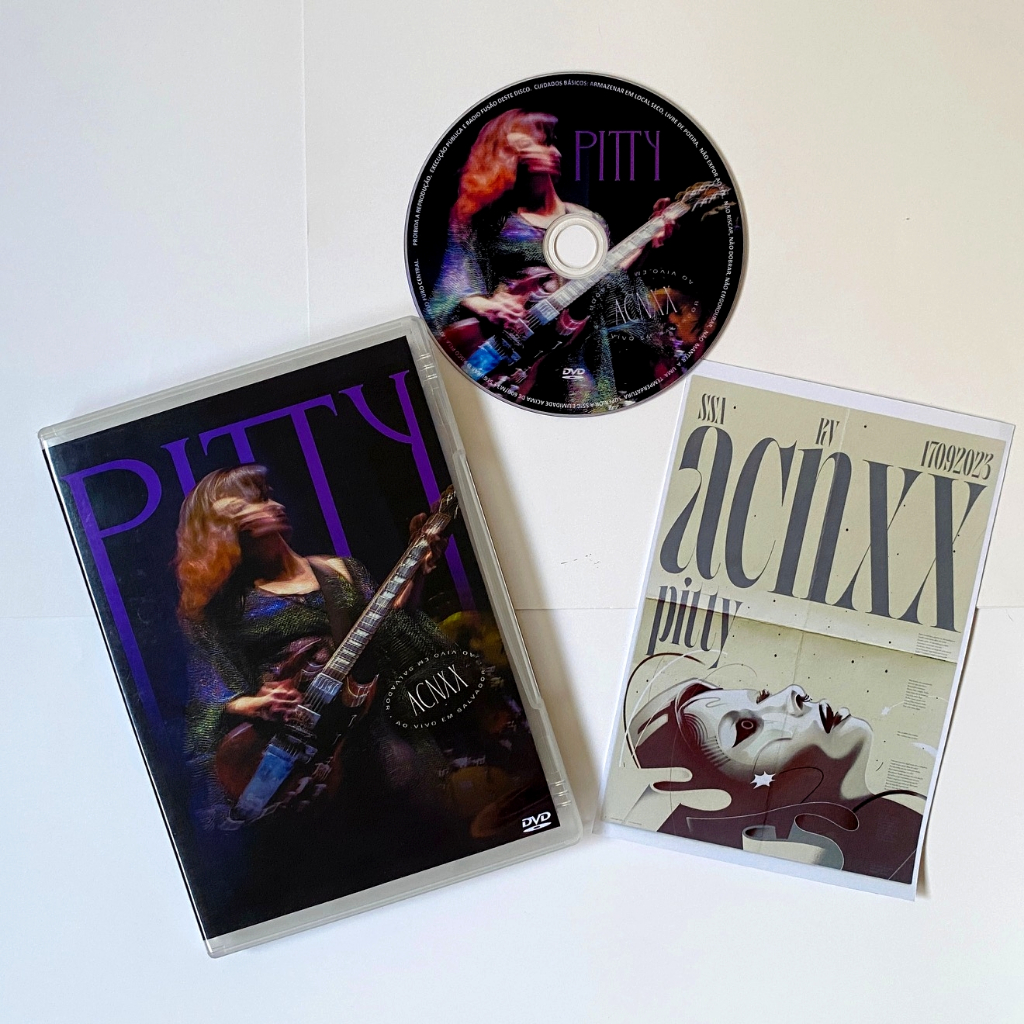DVD Pitty ACNXX Ao Vivo em Salvador 2023 Admirável Chip Novo 20 anos ...