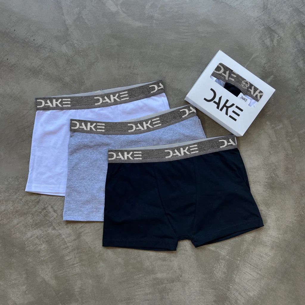 Kit 3 Cuecas Boxer Box Masculino 100% Algodão