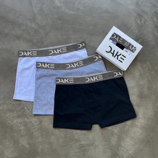 Kit 3 Cuecas Boxer Box Masculino 100% Algodão