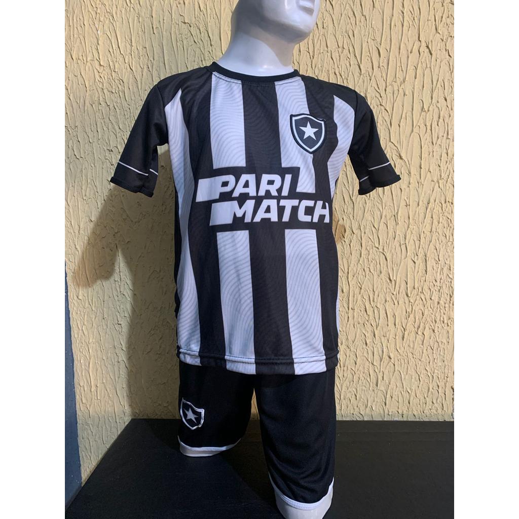Kit Camisa estampada Fogo Listrado, Conjunto infantil futebol , Fogão Tradicional !!