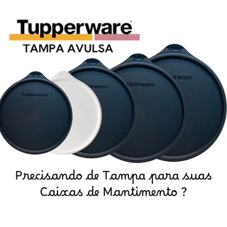 Tupperware Tampa de reposição Avulsa para Redondinha, Caixas De Mantimento e tigelas
