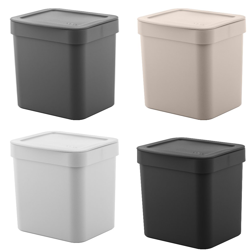 Lixeira Trium com Tampa Pia Cozinha 4,7 Litros Ou