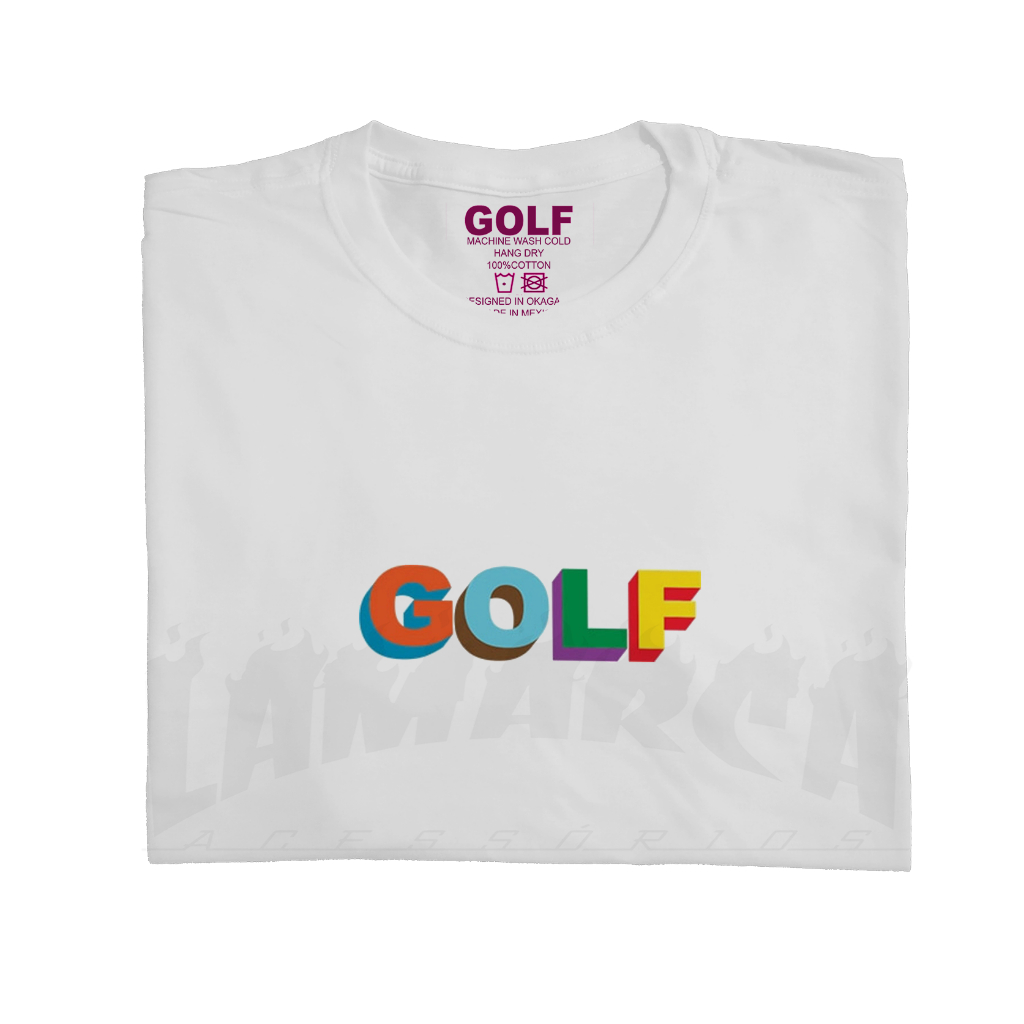 Camiseta Golf color wang tyler the creator 100% algodão odfuture