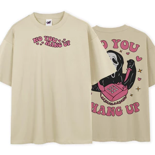 Camiseta Oversized No You Hang Up T-Shirt Style Horror Panic