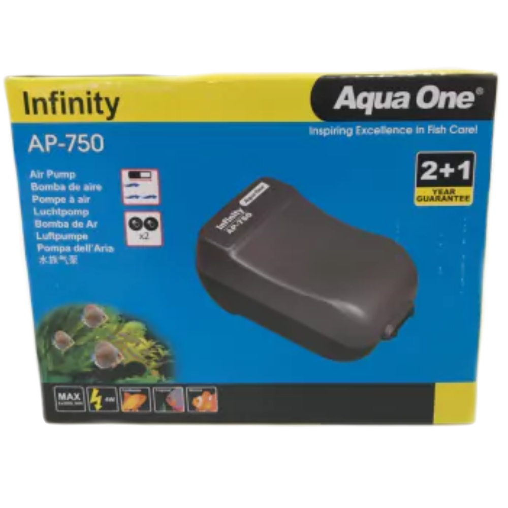 AQUA ONE COMPRESSOR INFINITY AP-750 2 SAÍDAS 127V | Shopee Brasil
