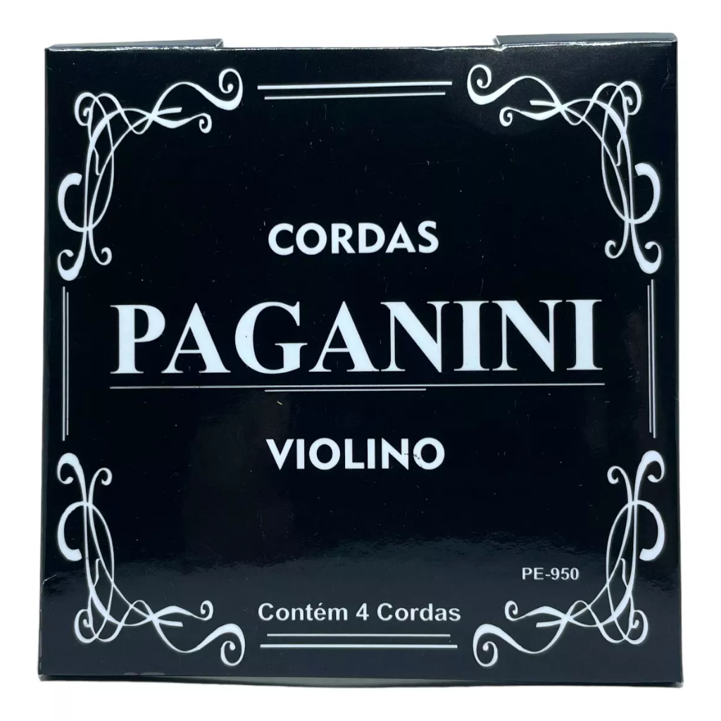 Encordoamento Jogo de Cordas Violino Paganini Profissional 3/4 4/4 Pe950