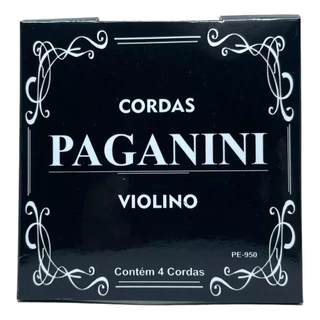 Encordoamento Jogo de Cordas Violino Paganini Profissional 3/4 4/4 Pe950
