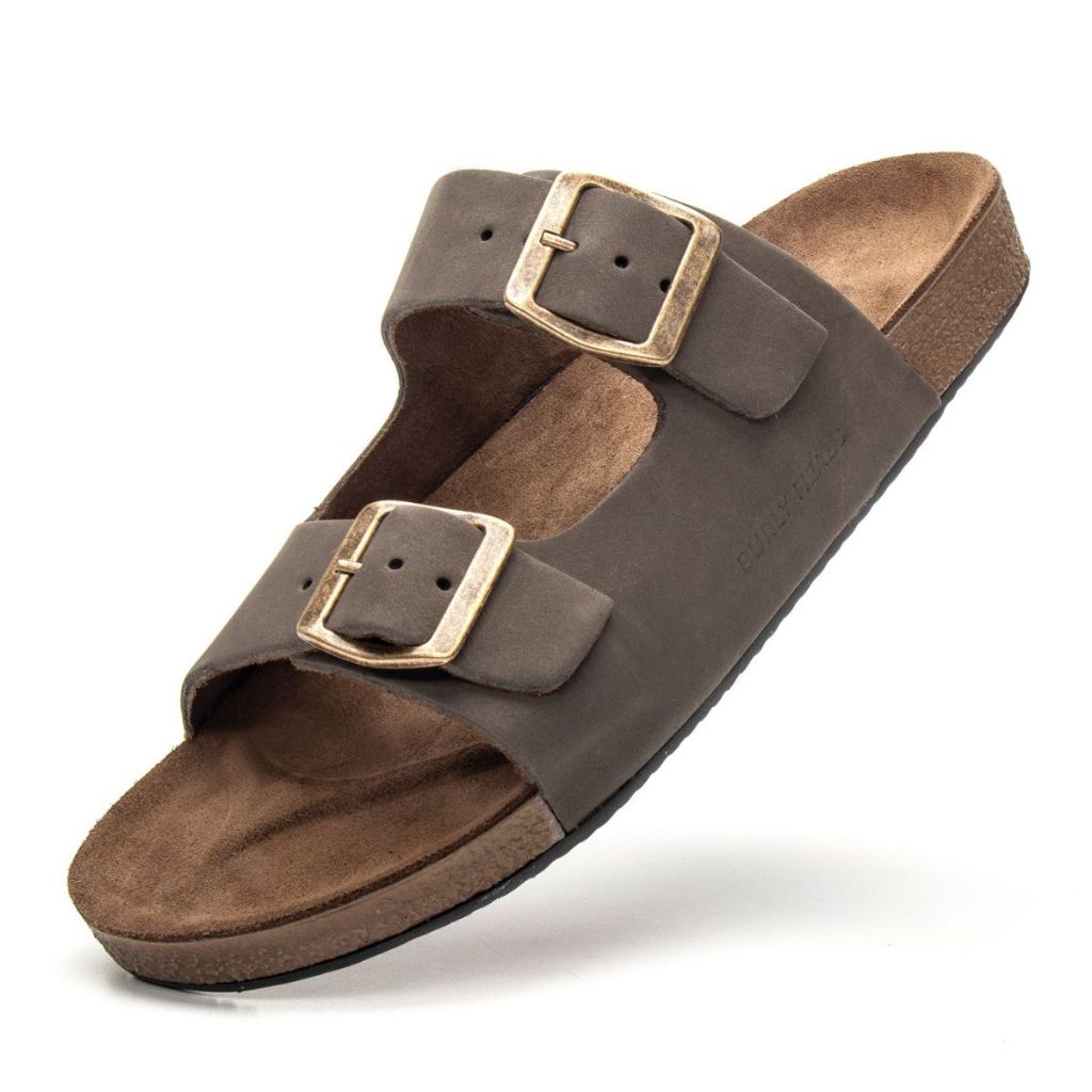 Sandália Birken Masculina Couro Legitimo Anatomica com Sandália Birken Masculina Couro Legitimo Anatomica com