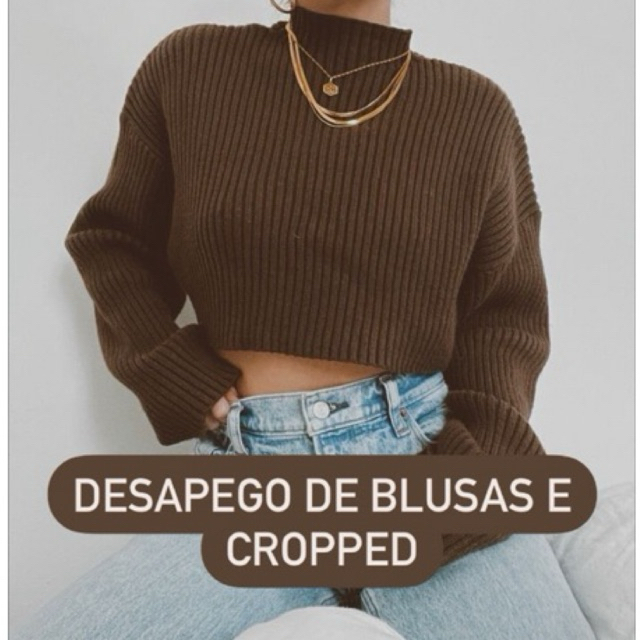 Bazar/Brechó/Desapego de blusas e croppeds
