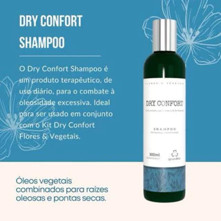 Shampoo para Raiz Oleosa e Pontas Secas Dry Confort Grandha 300ml
