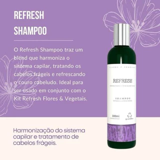 Shampoo para Cabelos Oleosos Refresh Grandha 300ml