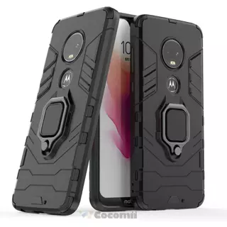 Capa Capinha Anti Impacto Anel Suporte para Moto g7 power/moto g7 play(película de vidro opcional)