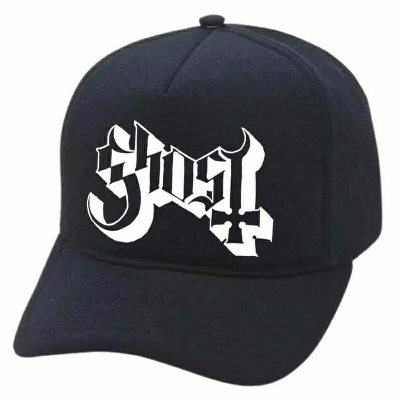 Boné Preto Ghost, novo, importado, Heavy Metal