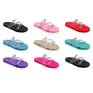 kit c/12 pares papete feminina birken tiras com glitter revenda barato