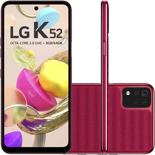 Smartphone LG K52 64GB 4G Octa-Core 3GB RAM - Tela 6,6” Câm. Quádrupla Dual Chip - Exposição