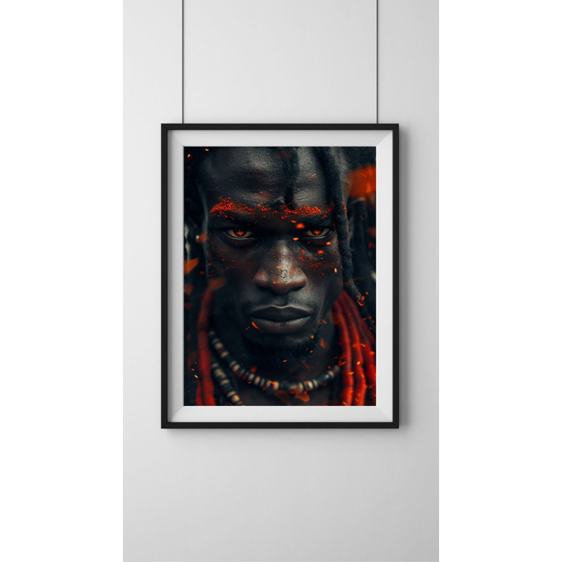QUADRO EXU ORIXA - Umbanda - Candomble - ifa | Shopee Brasil