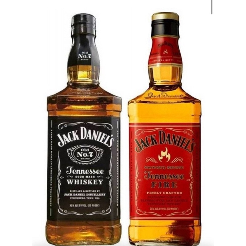 Kit Whisky Jack Daniels Fire + Jack Old No7 1l Mega Promoção | Shopee ...