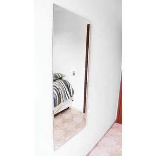 Espelho de Vidro Decorativo de 70 x 20 com Fita Dupla Face ideal para salas quartos cozinhas escritórios e etc.