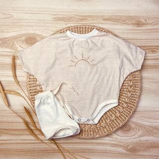 Body bebê urso linha oversize conjunto bebê suspensório short kit body