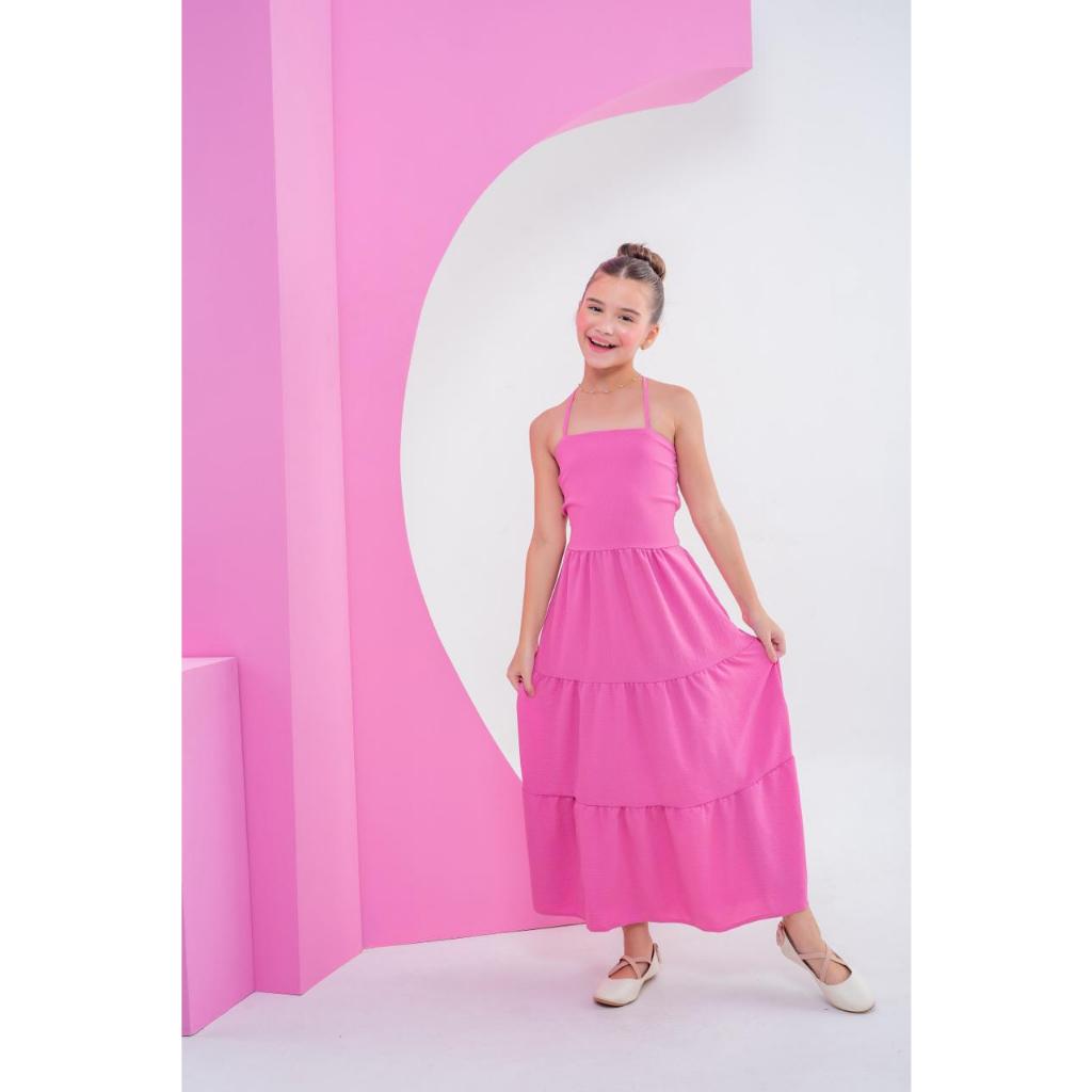 Vestido Liso Roupas Femininas Para PrÃ© Adolescencia Evangelica