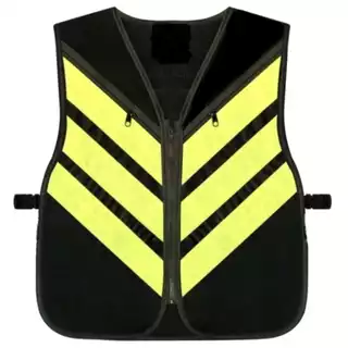 COLETE MOTOQUEIRO MOTOBOY FAIXA REFLETIVA RELGULAGEM TAM- Universal