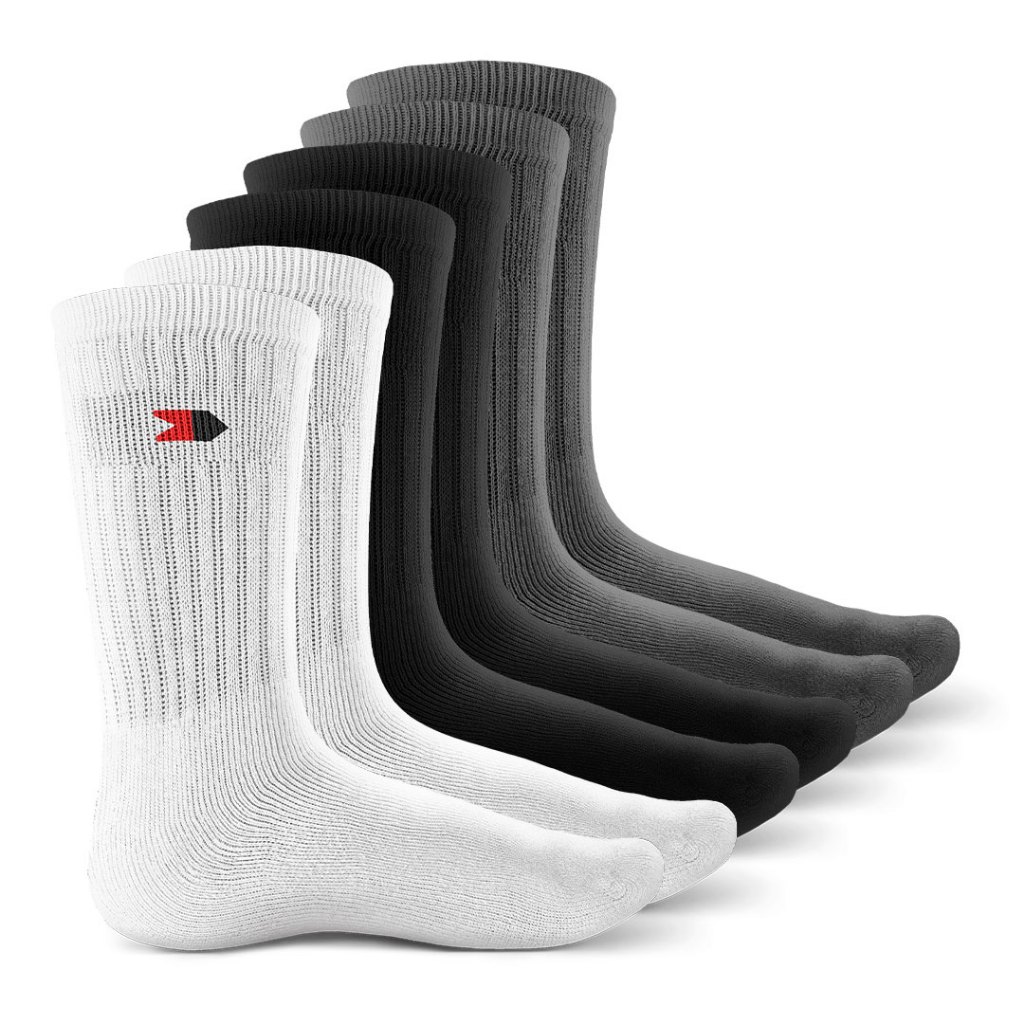 Kit 6 Meias Esportivas Masculinas Sandrini Longas