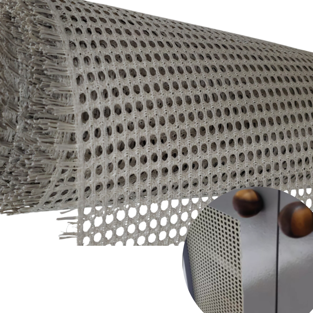 Palhinha Indiana Para Moveis Decorações Sintética 1,00mts - BEGE