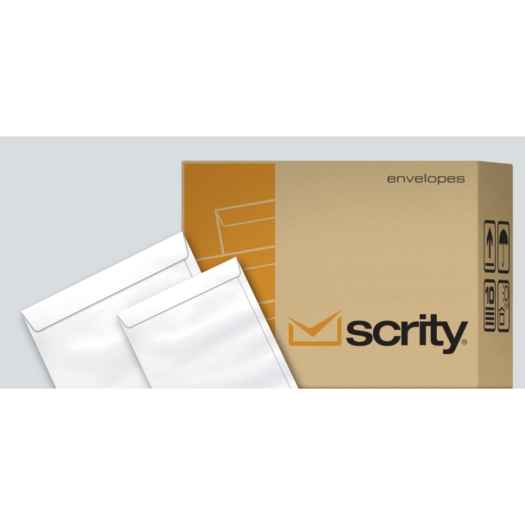 Envelope Saco Off Set Branco 90g caixa com 250 unidades Scrity | Shopee ...