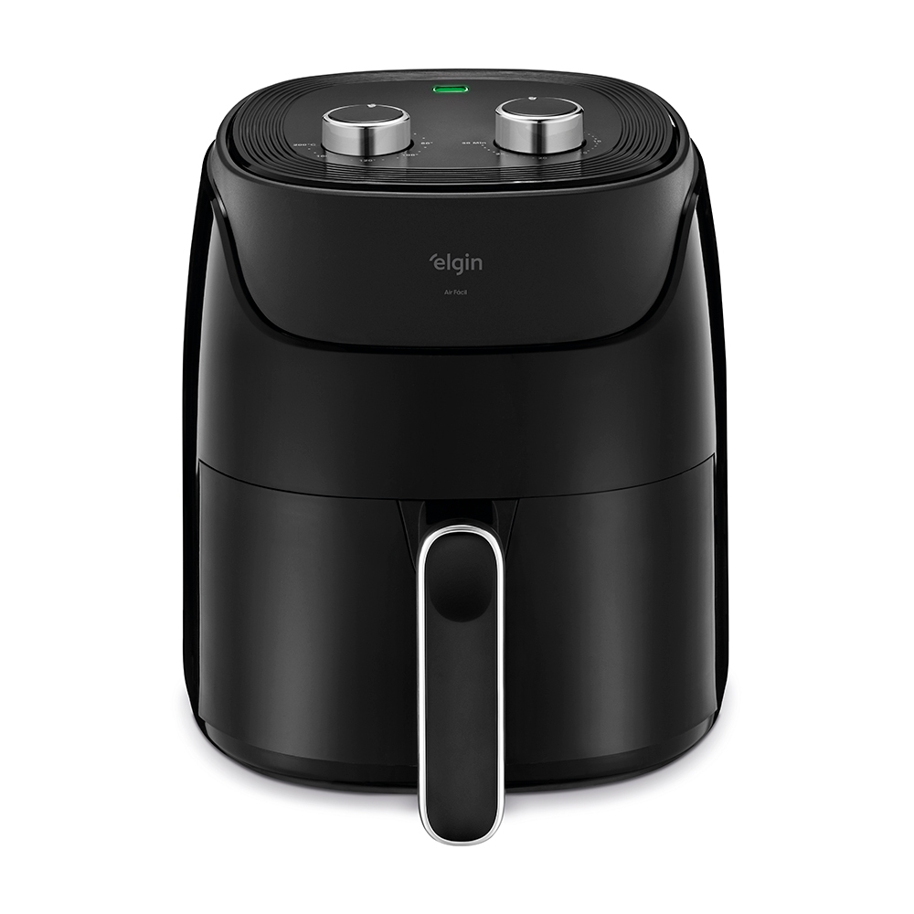 Fritadeira Elétrica Elgin Air Fácil AFG41 4L 1400w Sem Óleo Preto 110v