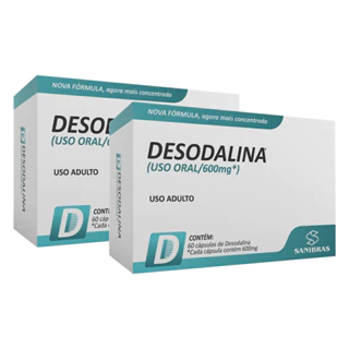2x Desodalina 600mg 60 Cápsulas Original - Power Supplements