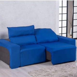 Kit Capa Protetor Para Sofá Retrátil 2 Lugares Luxo