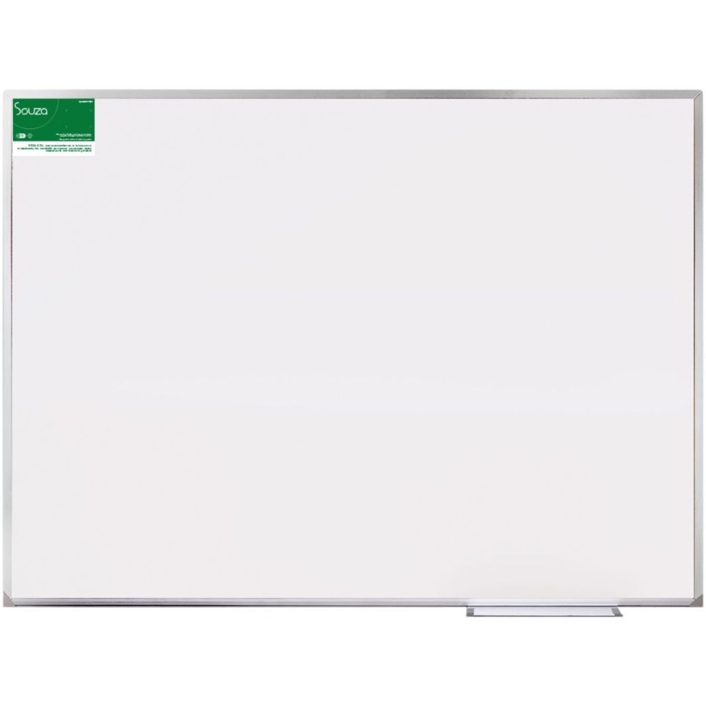 Lousa Quadro Branco Moldura de Aluminio 120 x 90