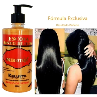 Hidratação De Cabelo Profissional E Recuperação banho de brilho | Kerafyto 500g - Ourotox - Possui Em Sua Formulação, Queratina Creatina