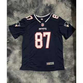 Masculino Camisa NFL New England Patriots Camiseta de Futebol Americano Jersey