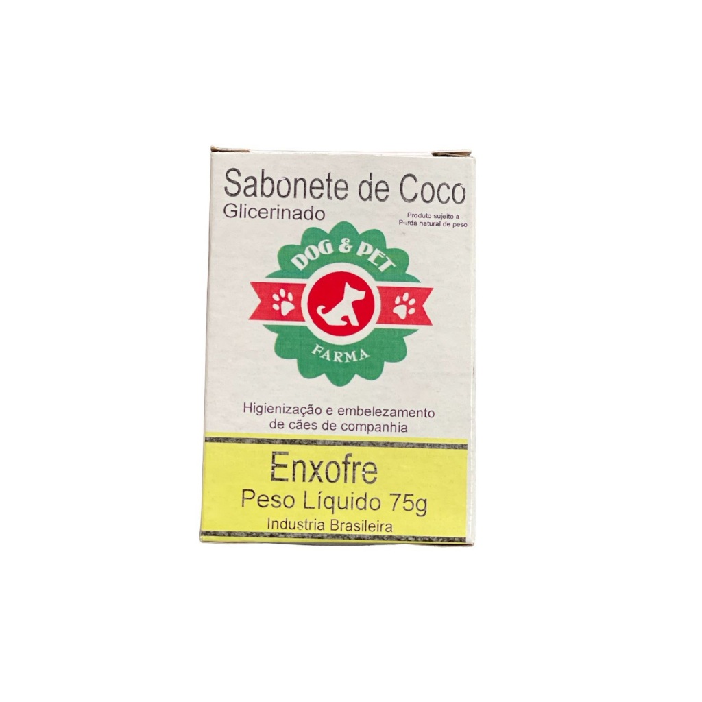 Sabonete de Enxofre Simões Pet 80G para Sarna de Cachorro | Shopee Brasil