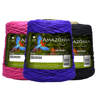 Barbante Amazônia Fio N°4 600 Metros / 400 Gramas - São João em Oferta na Shopee