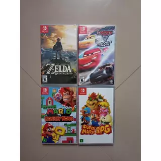 Lote com 4 jogos de Nintendo Switch