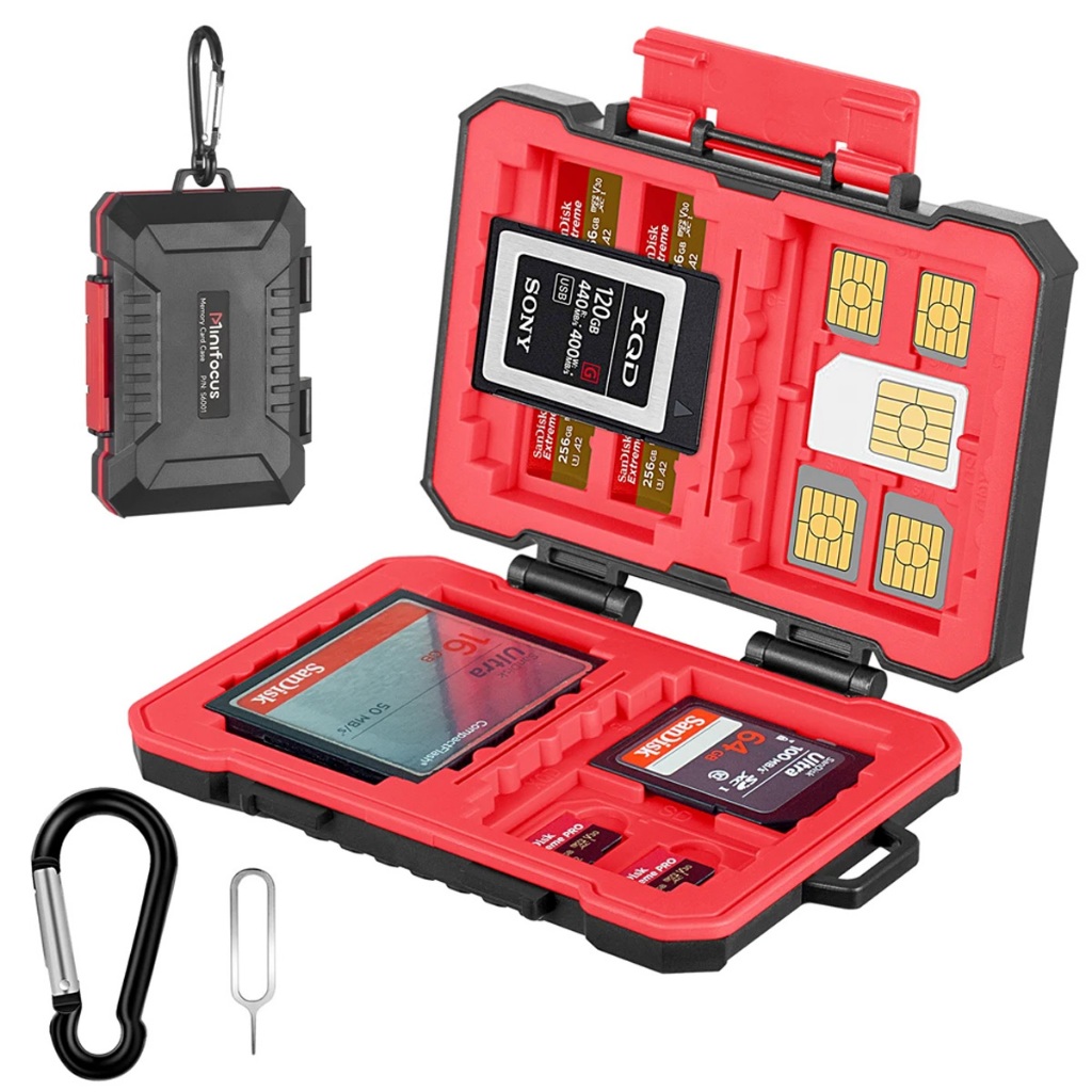 Case Prova D'agua Porta Cartão Memoria Estojo Sd Micro