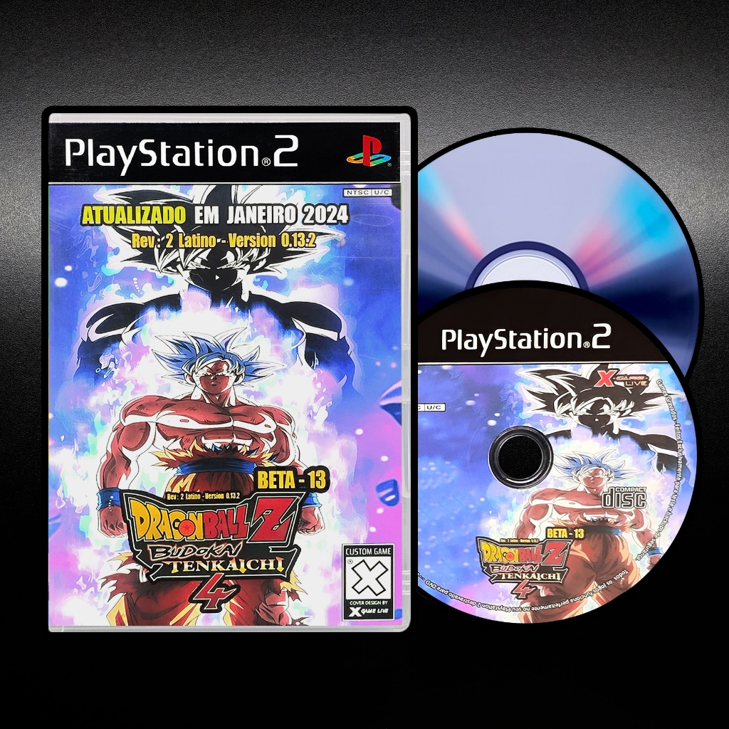 Dragon Ball BT4 - Beta 13.2 + Novos personagens - Ps2 / Play 2 Copy Patch Retro